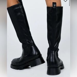 Princess Polly Black Boots Size 39 Unworn